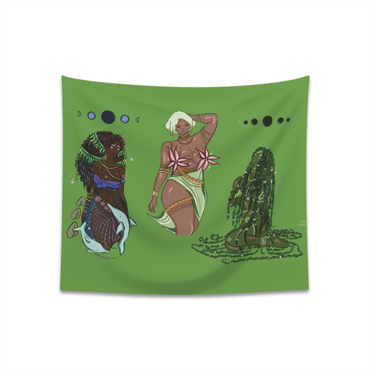 Orishas Printed Wall Tapestry