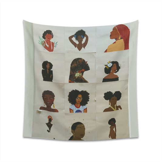 Black Girl Magic Printed Wall Tapestry