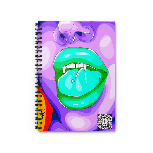 “VAPORWAVE” Spiral Notebook - Ruled Line