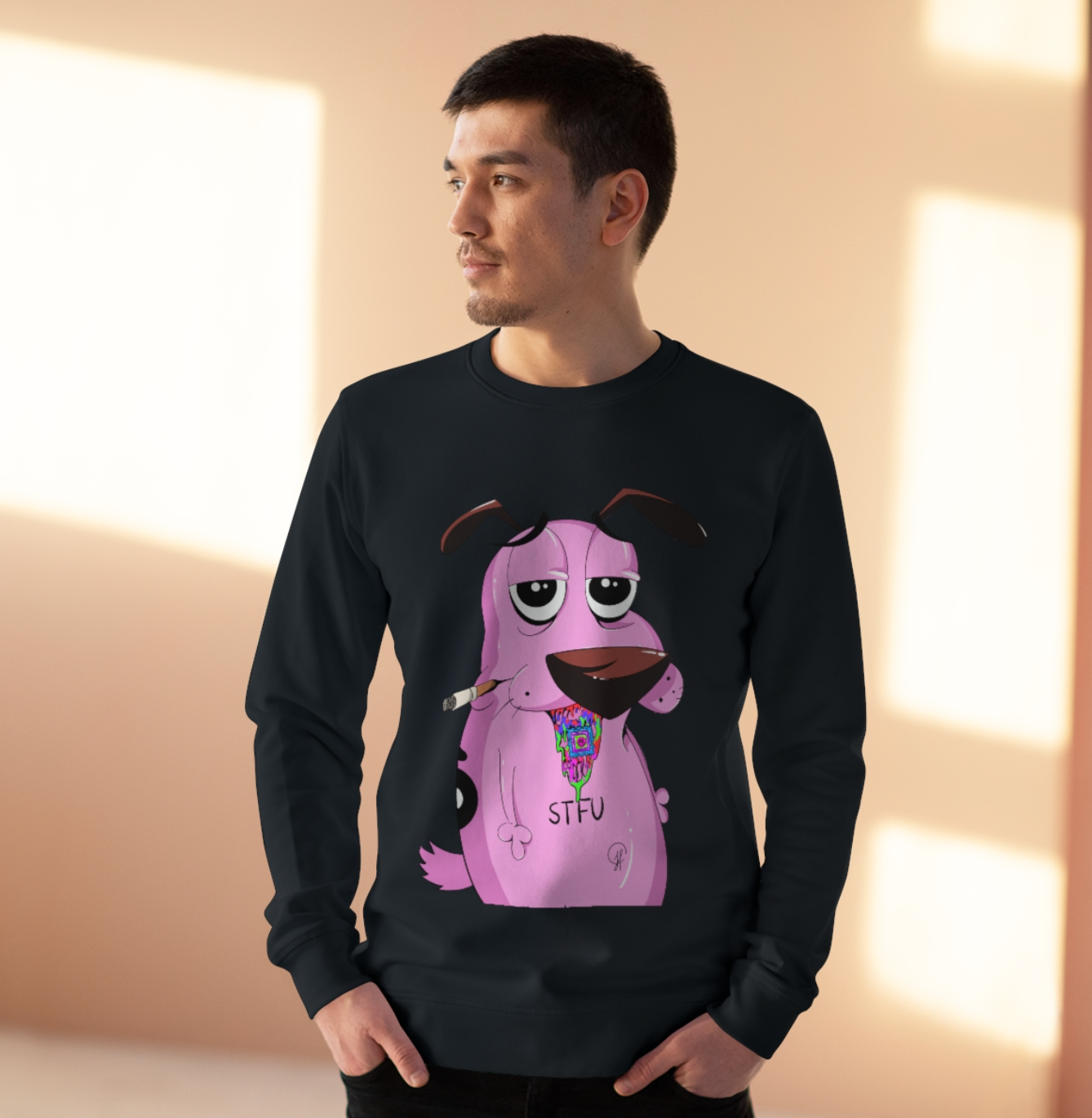 Courage the Cowardly Dog Psychedelic Design