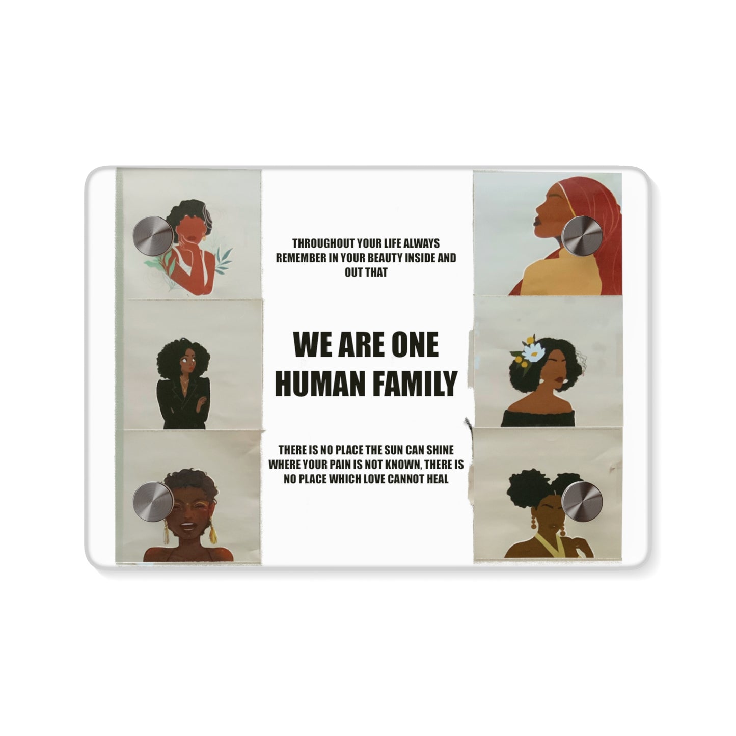 Black Girl Acrylic Wall Art Panels