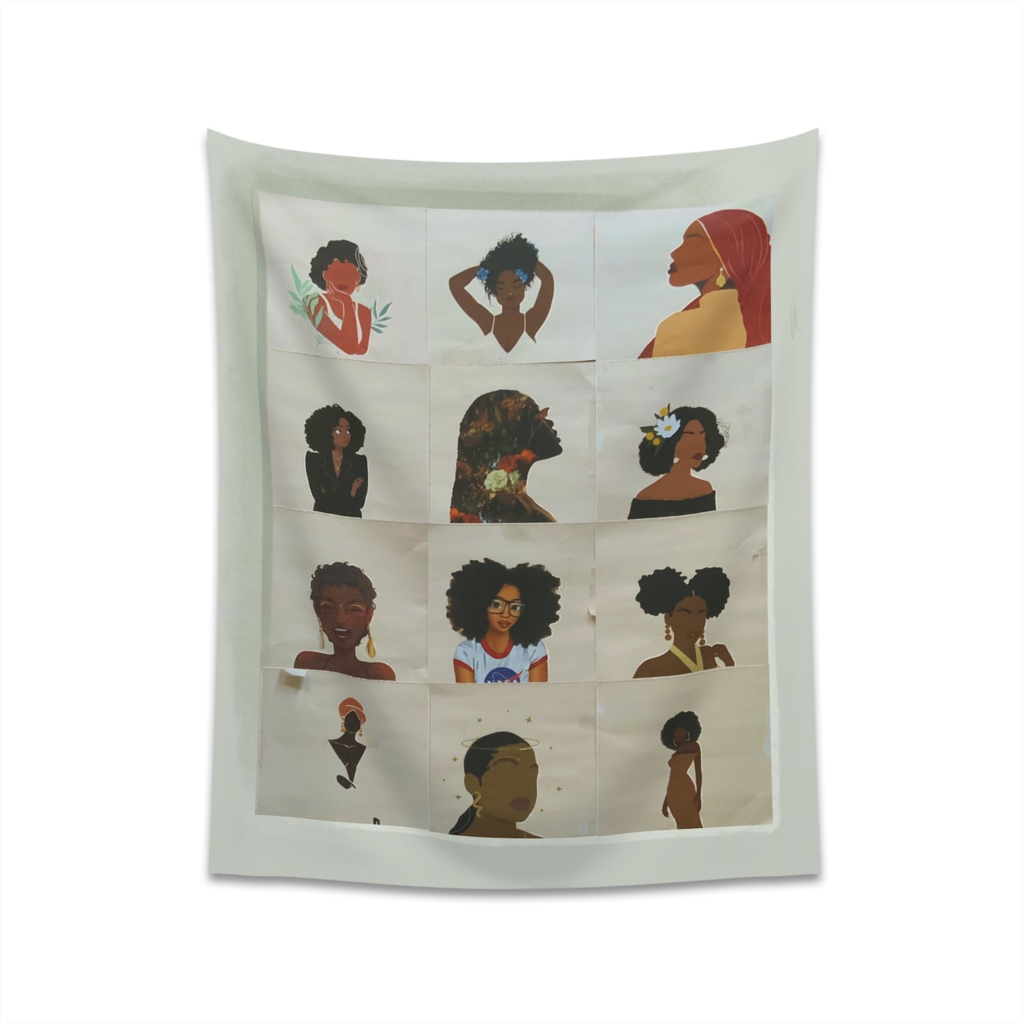 Black Girl Magic Printed Wall Tapestry