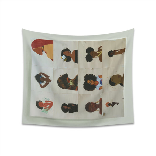 Black Girl Magic Printed Wall Tapestry
