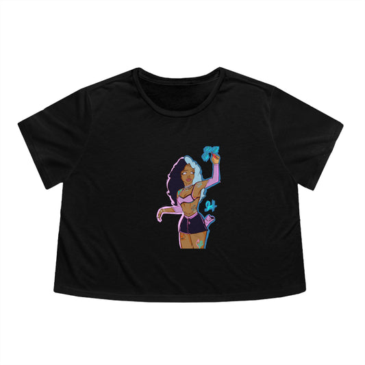 Women's Flowy Cropped Tee