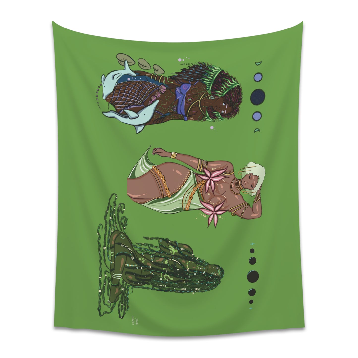 Orishas Printed Wall Tapestry