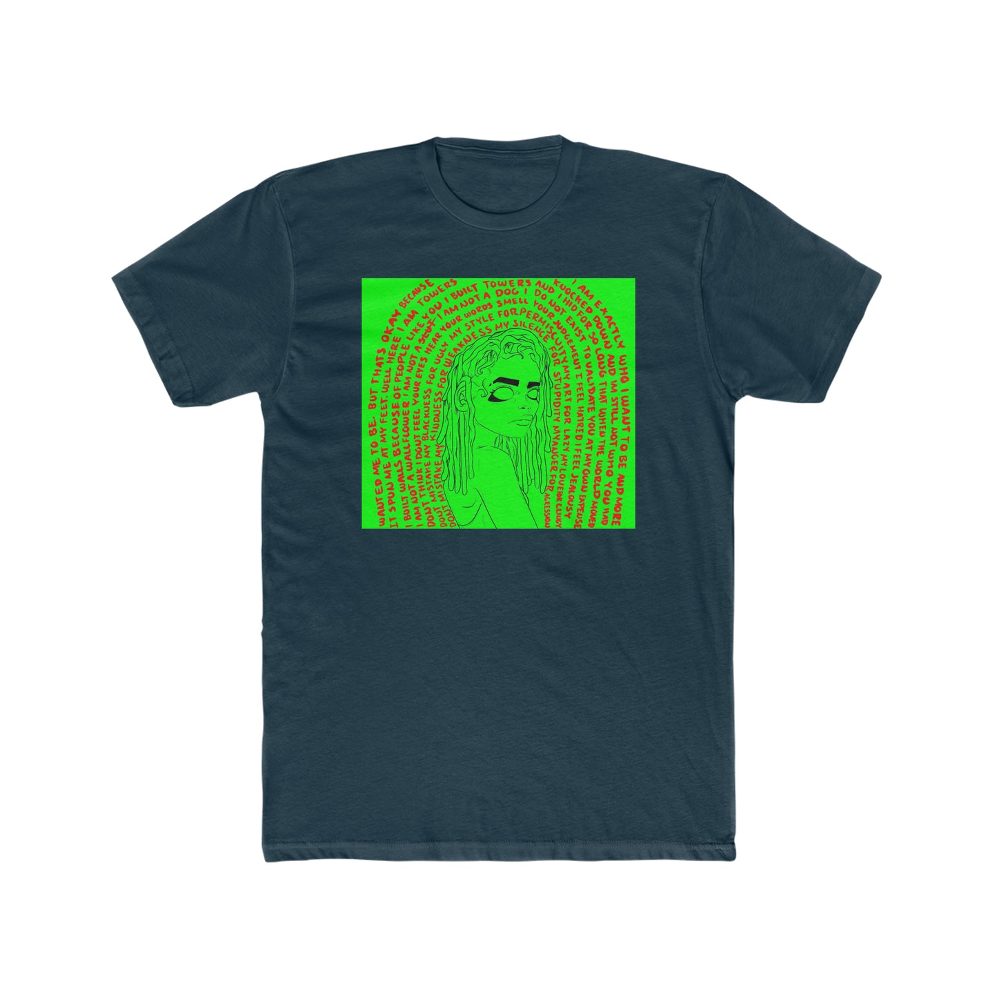 LOCS ARE HOT Cotton Crew Tee