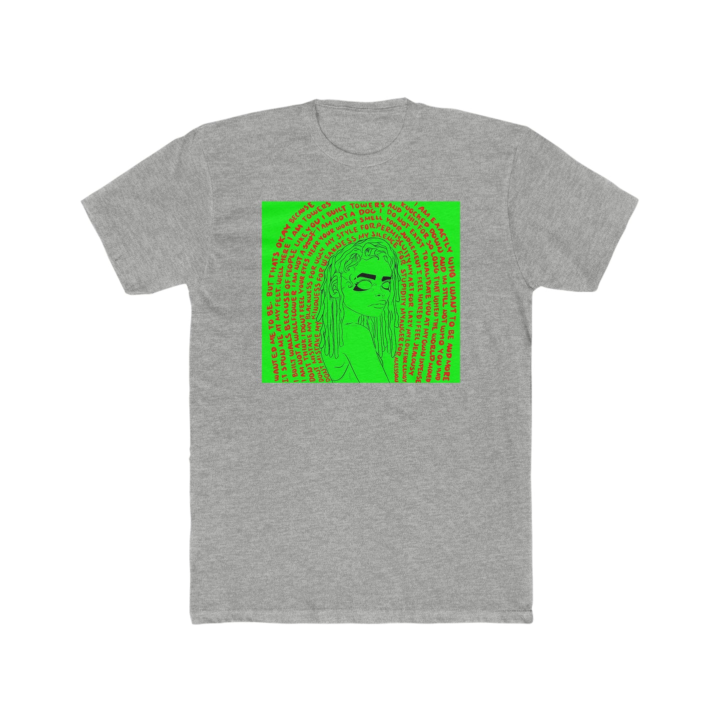 LOCS ARE HOT Cotton Crew Tee