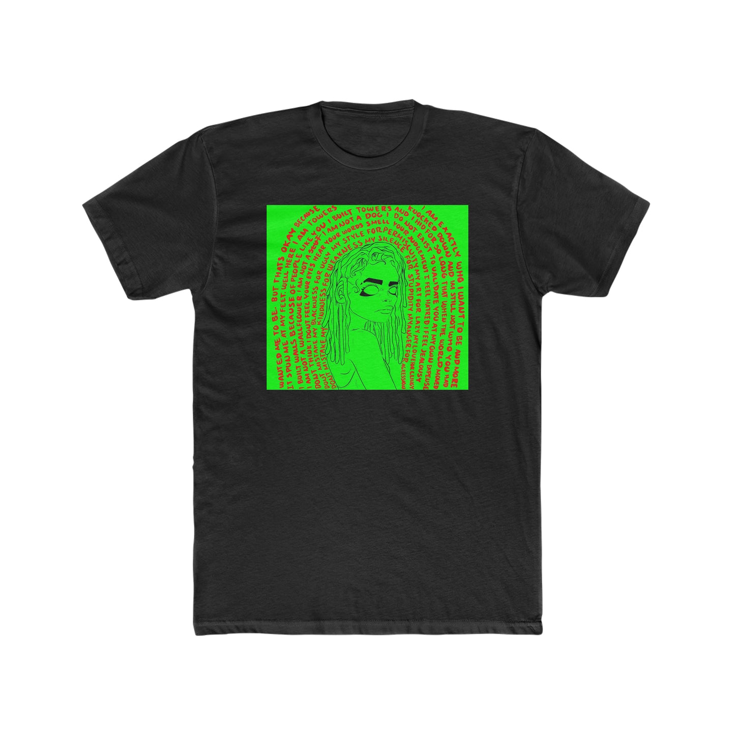 LOCS ARE HOT Cotton Crew Tee