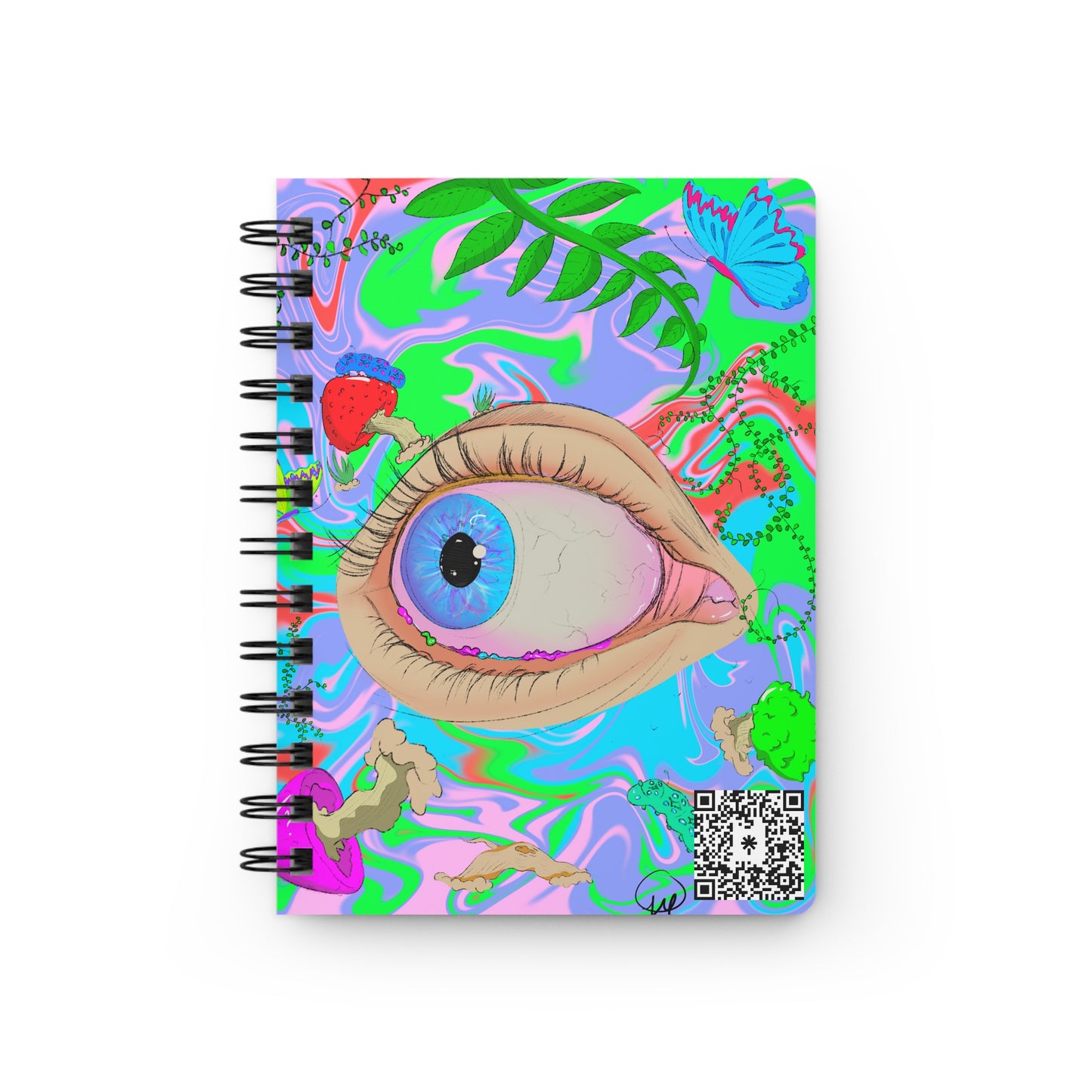 “PSYCHEDELIC EYE” Spiral Bound Journal