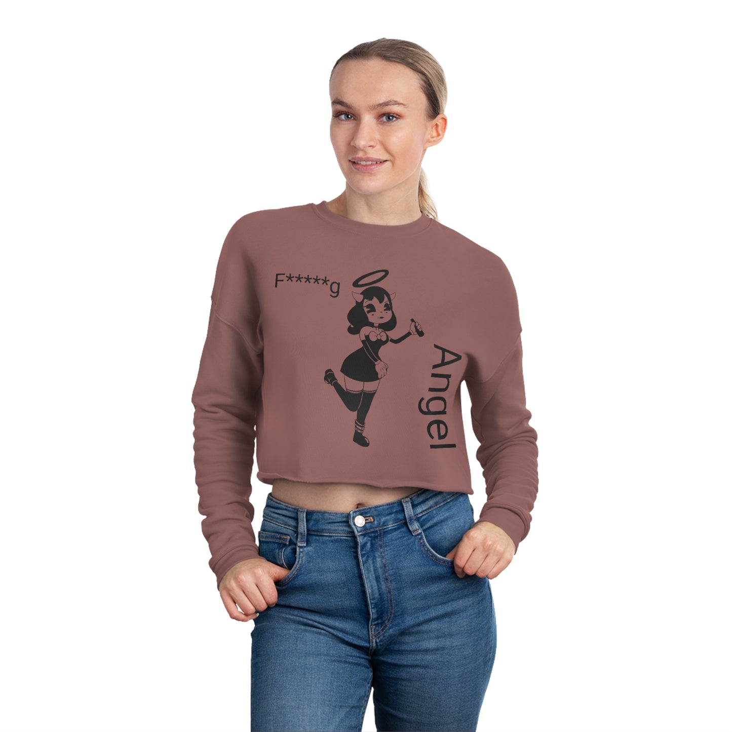 ALICE ANGEL Cropped Sweatshirt