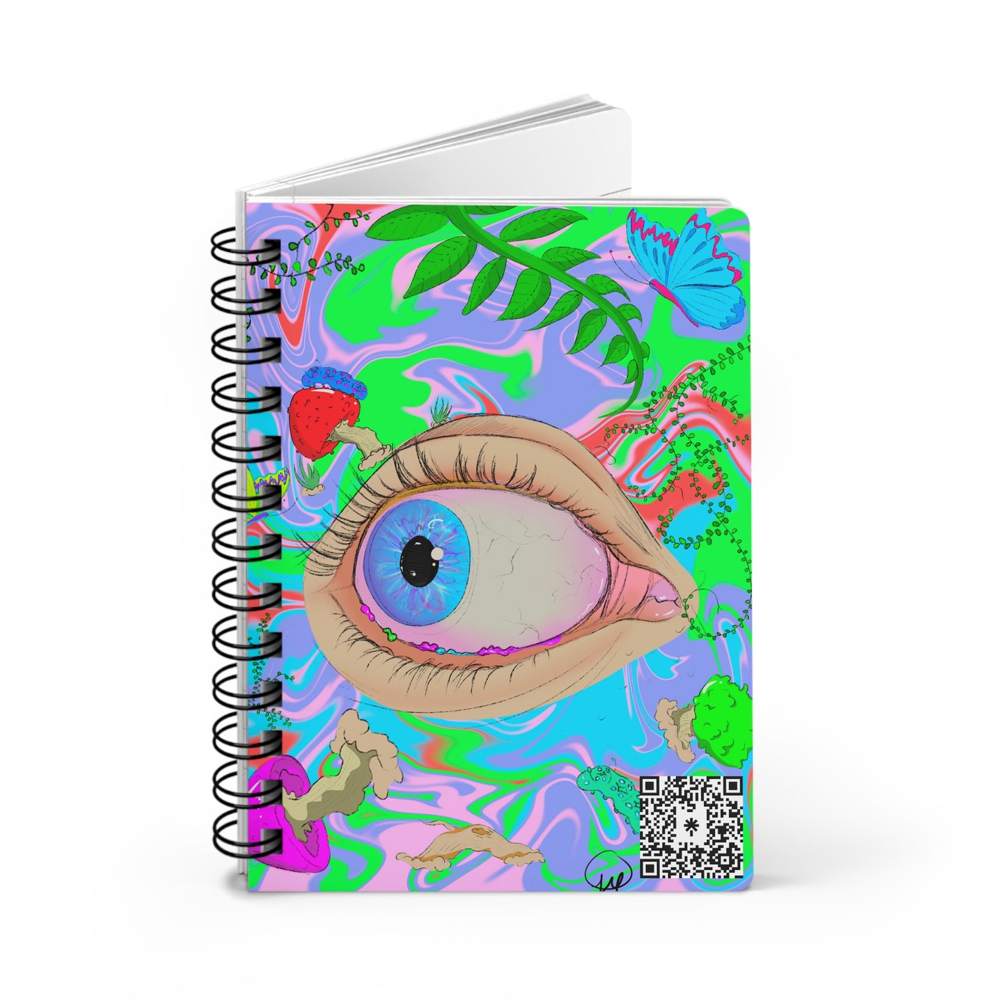 “PSYCHEDELIC EYE” Spiral Bound Journal