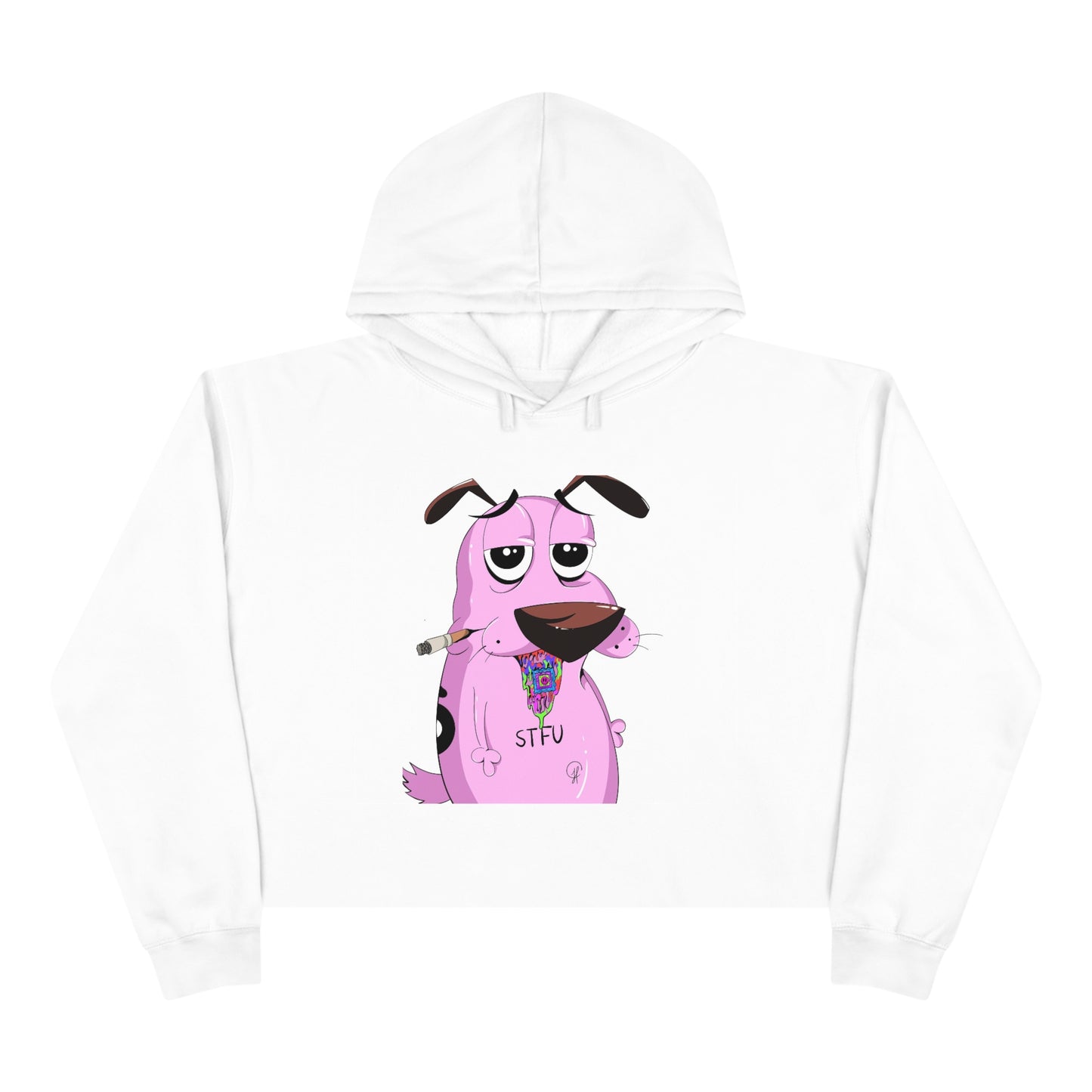 COURAGE Crop Hoodie