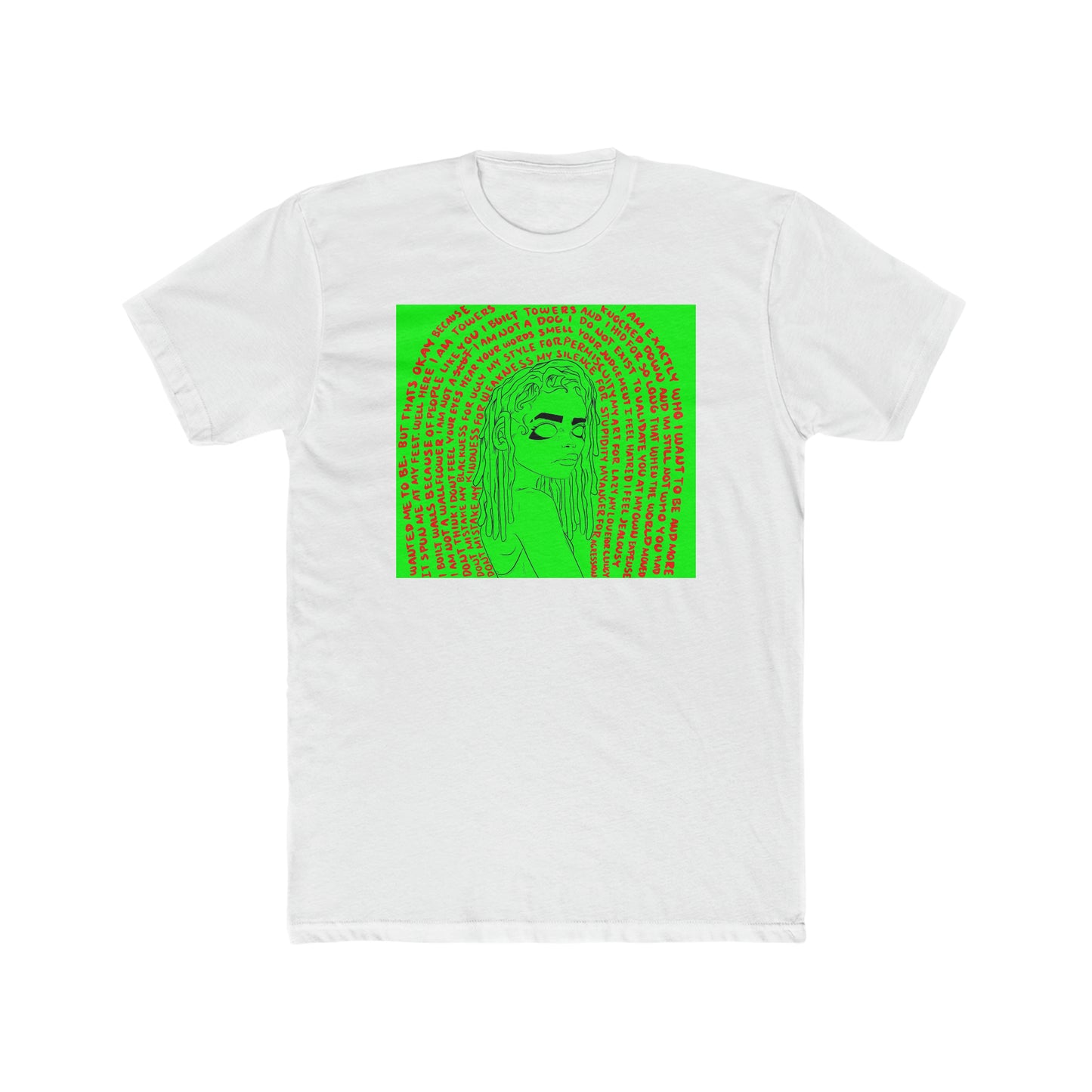 LOCS ARE HOT Cotton Crew Tee