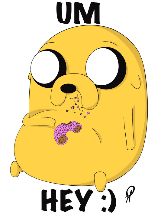 Adventure Time Jake Digital Design