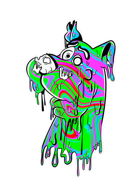 Psychedelic Scooby-doo Digital Design