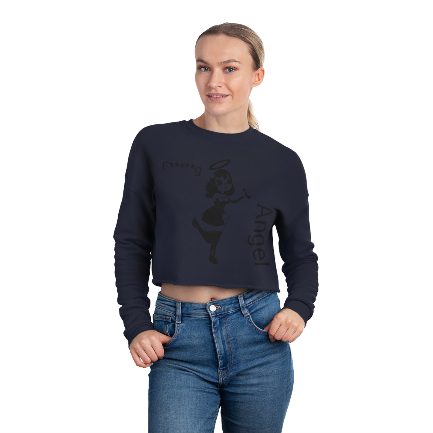ALICE ANGEL Cropped Sweatshirt