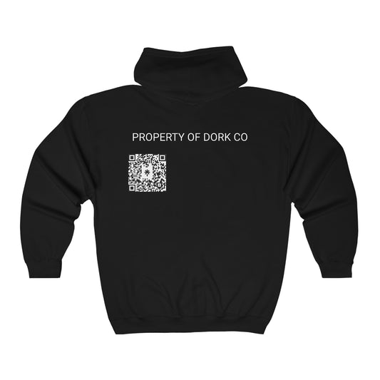 “IS THIS DISTRACTING ENOUGH” Unisex Heavy Blend™ Full Zip Hooded Sweatshirt